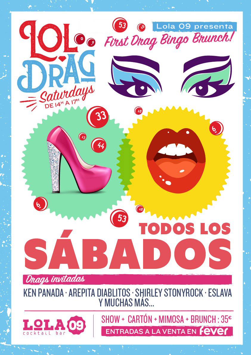 LOL Drag Saturdays, brunch y bingo todos los sábados